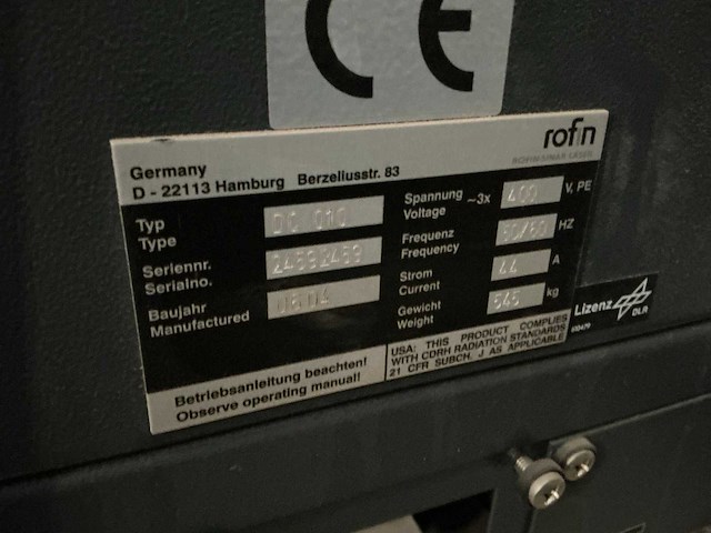 2004 rofin dc010 lasersnijmachine - afbeelding 6 van  9