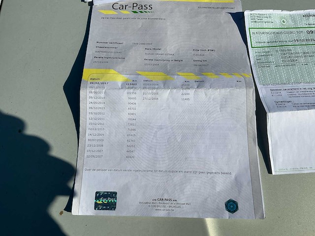 2004 suzuki grand vitara personenauto - afbeelding 31 van  31