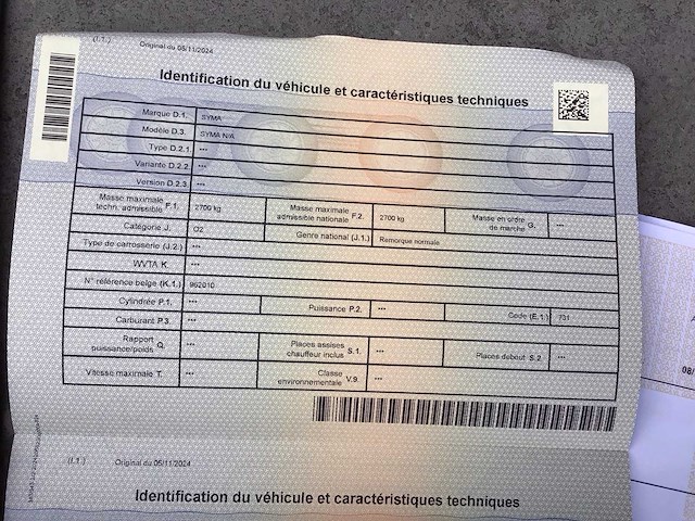 2004 syma dressoir flatbed flatbed - afbeelding 6 van  17