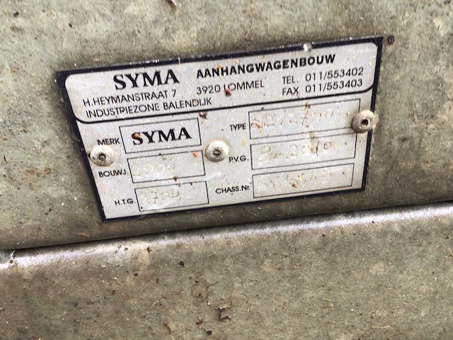 2004 syma dressoir flatbed flatbed - afbeelding 17 van  17