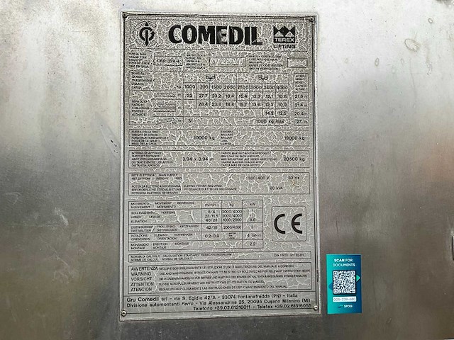 2004 terex/comedil cbr 32h-4 torenkraan - afbeelding 15 van  28