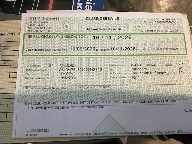 2004 toyota avensis personenauto - afbeelding 26 van  26