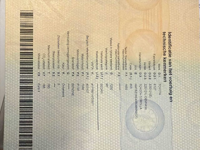 2004 toyota corolla personenauto - afbeelding 13 van  23