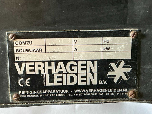 2004 verhagen leiden verrijdbare bladzuiger - afbeelding 7 van  9