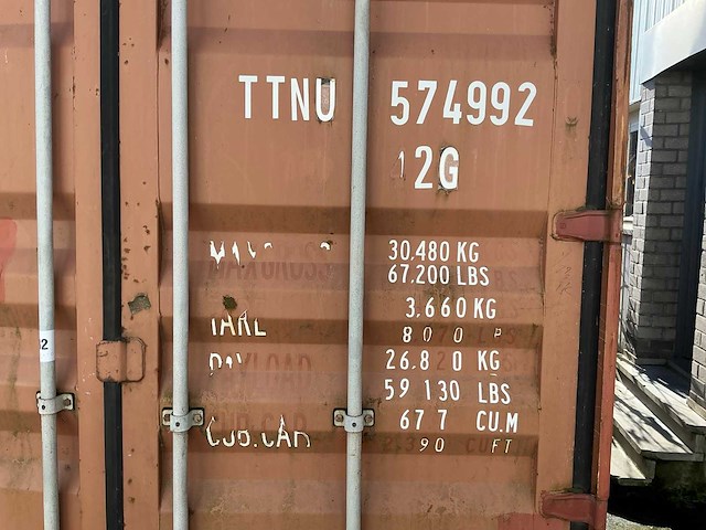 2004 xp-stdf-03 zeecontainer - afbeelding 1 van  8