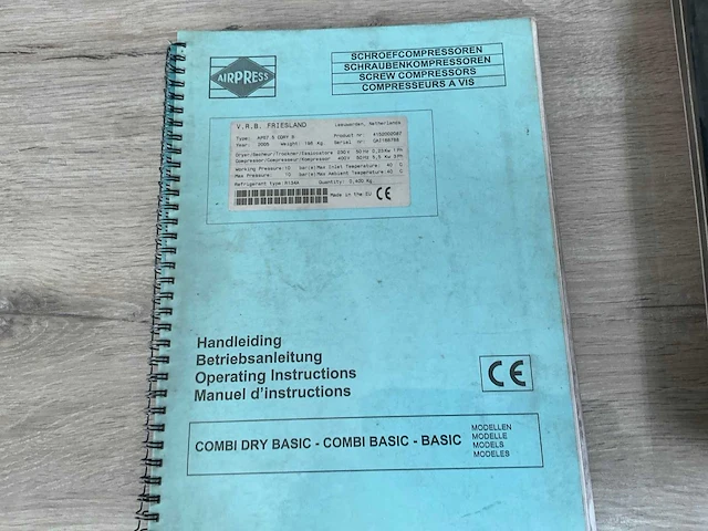 2005 airpress aps7; 5 basis schroefluchtcompressor - afbeelding 2 van  11
