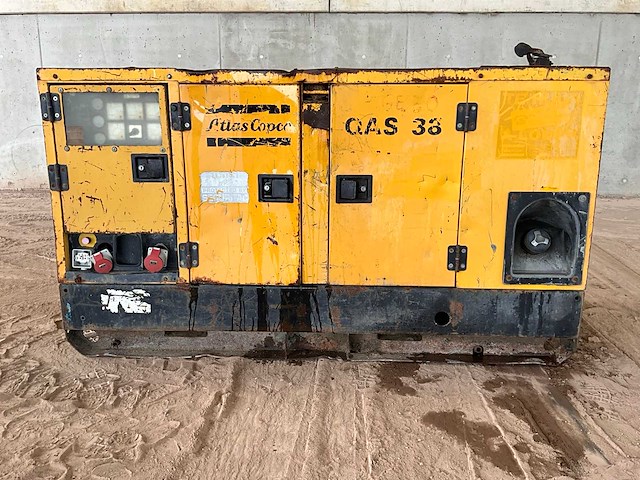 2005 atlas copco qas 38 stroomgenerator - afbeelding 1 van  10
