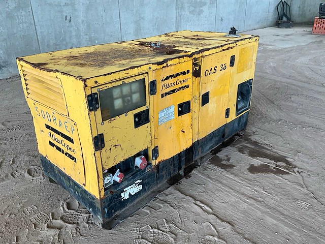 2005 atlas copco qas 38 stroomgenerator - afbeelding 3 van  10