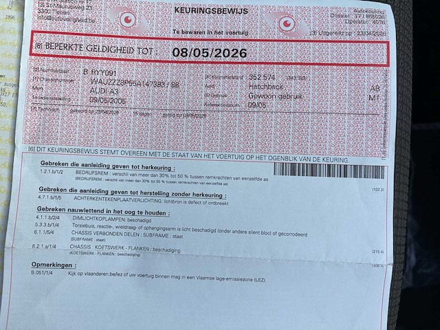 2005 audi a3 personenauto - afbeelding 36 van  41