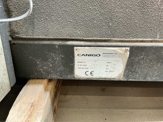 2005 canigo hto.garbi+ brugzaagmachine - afbeelding 2 van  9