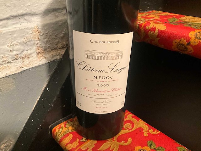 2005 chateau laujac magnum fles rode wijn - afbeelding 2 van  4