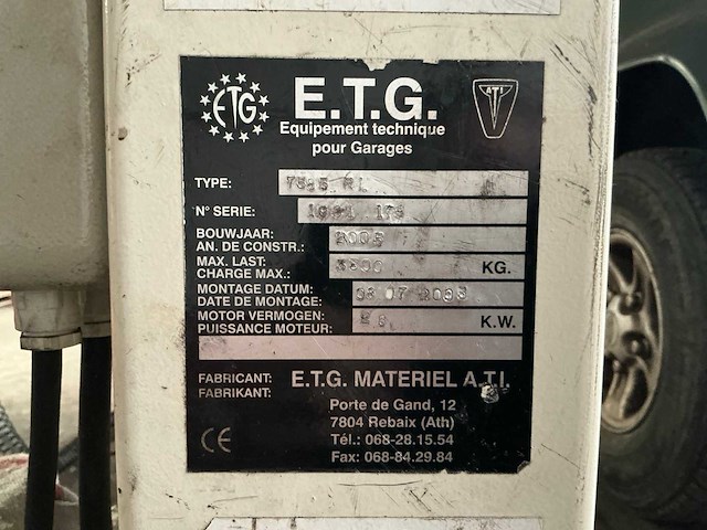 2005 e.t.g 7585.rl hefbrug - afbeelding 9 van  9