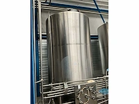 2005 fluid engineering verticale rvs mengtank 9000l - afbeelding 2 van  7