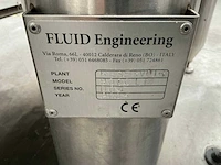 2005 fluid engineering verticale rvs mengtank 9000l - afbeelding 7 van  8