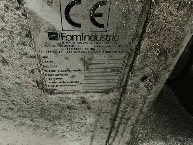 2005 fom industrie sika plus afkortcirkelzaagmachine - afbeelding 7 van  7