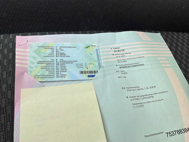 2005 ford focus c max personenauto - afbeelding 13 van  23