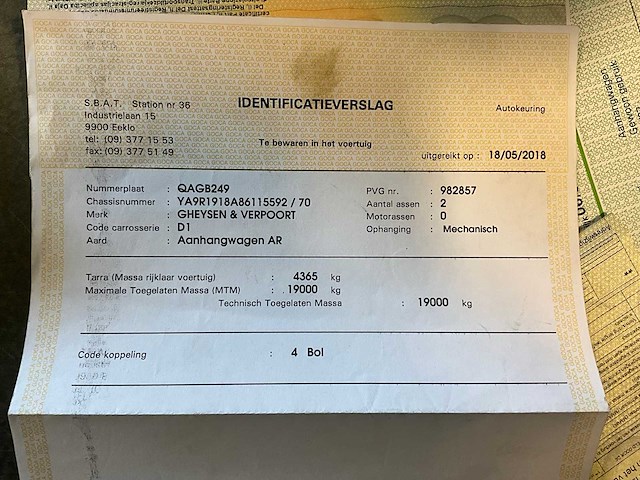 2005 gheysen & verpoort 98/2857 r1918a dieplader - afbeelding 17 van  29