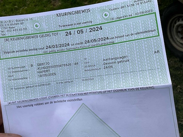 2005 hapert d2003 aanhangwagen - afbeelding 31 van  34