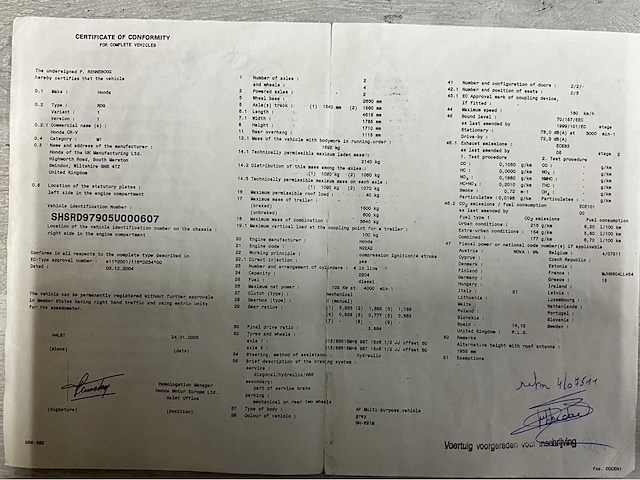 2005 honda cr-v 2.2 i-ctdi - afbeelding 45 van  52