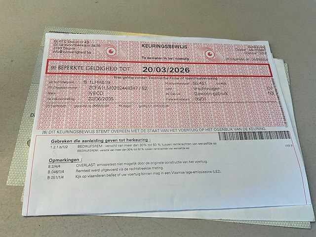 2005 iveco eurocargo ladderwagen - afbeelding 15 van  18