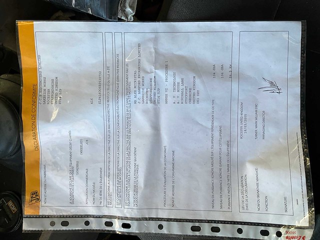 2005 jcb 416 wiellader - afbeelding 15 van  22