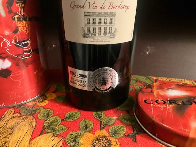 2005 labottiere reserve cordier rode wijn in koker - afbeelding 4 van  9