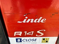 2005 linde r14 s elektrische heftruck - afbeelding 7 van  20