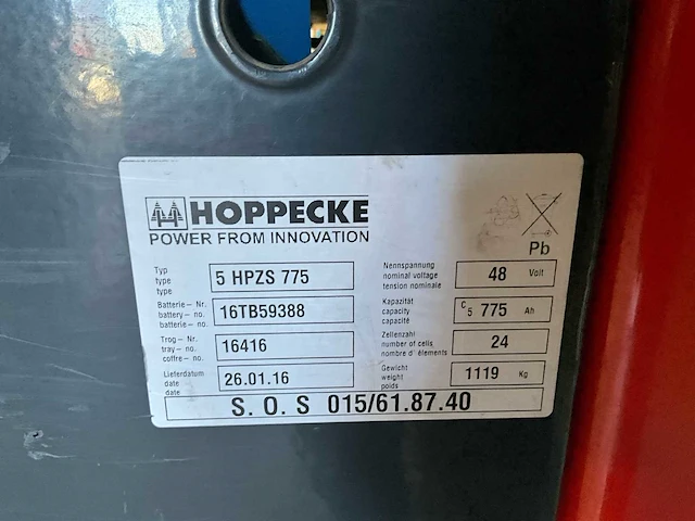 2005 linde r14 s elektrische heftruck - afbeelding 9 van  18