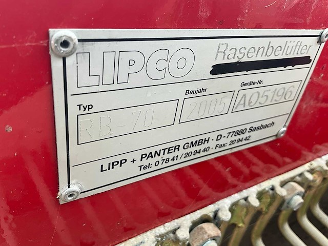 2005 lipco rb70 rotorkopeg tuinbouwtractor - afbeelding 6 van  6