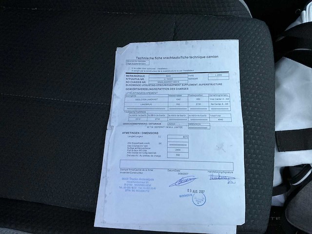 2005 man vrachtwagen - afbeelding 28 van  37