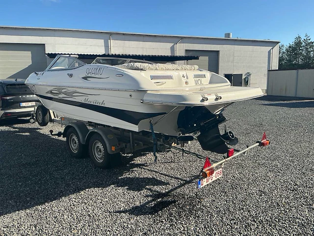2005 mariah sx22 met riba bvt2100 boot trailer speedboot - afbeelding 23 van  56