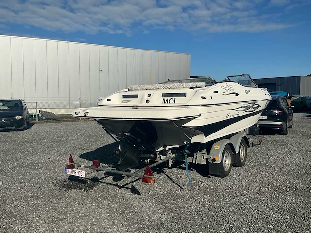 2005 mariah sx22 met riba bvt2100 boot trailer speedboot - afbeelding 45 van  56