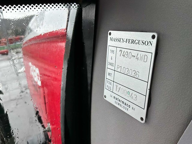 2005 massey fergusson yc versie y35 mf7490 4wd landbouwtractor - afbeelding 24 van  39