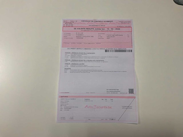 2005 massey fergusson yc versie y35 mf7490 4wd landbouwtractor - afbeelding 27 van  39