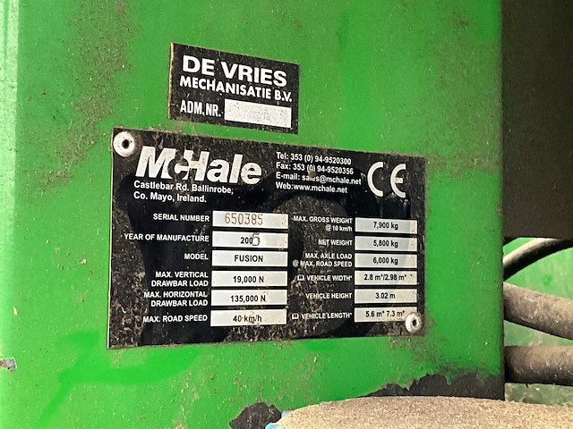 2005 mchale fusion balenpers - afbeelding 19 van  19