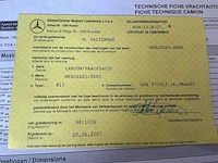 2005 mercedes 815 paardenvrachtwagen met laadklep - afbeelding 46 van  55