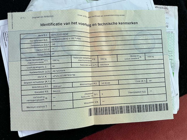 2005 mercedes b200turbo hatchback personenauto - afbeelding 24 van  29