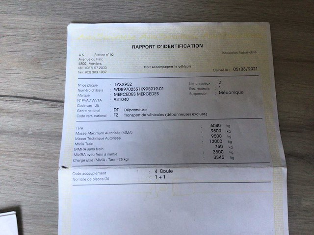 2005 mercedes-benz 915l takelwagen - afbeelding 33 van  41