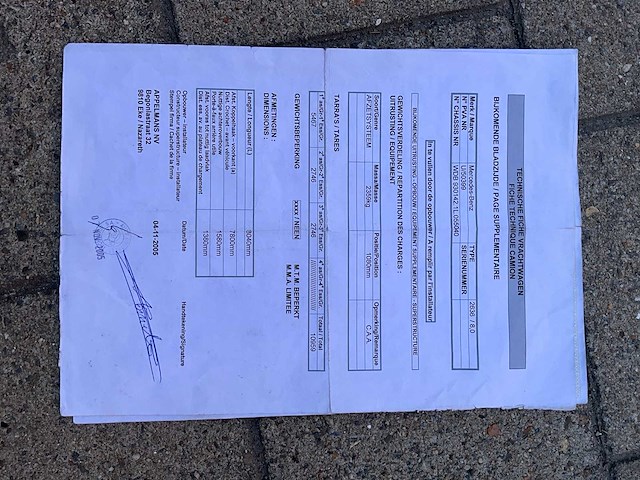 2005 mercedes-benz actros met haakarmsysteem - afbeelding 27 van  30