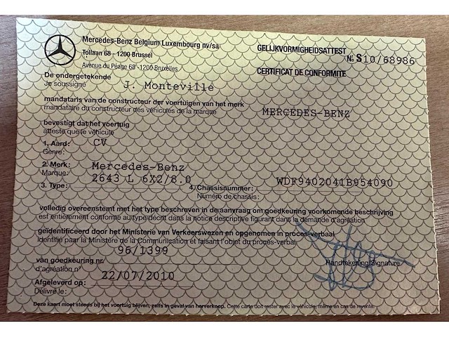 2005 mercedes-benz axor 2643l vrachtwagen - afbeelding 19 van  27