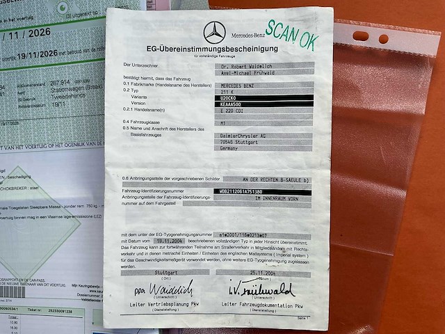 2005 mercedes e220 cdi - afbeelding 32 van  42