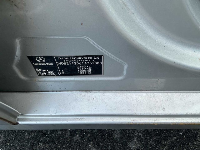 2005 mercedes e220 cdi - afbeelding 31 van  42