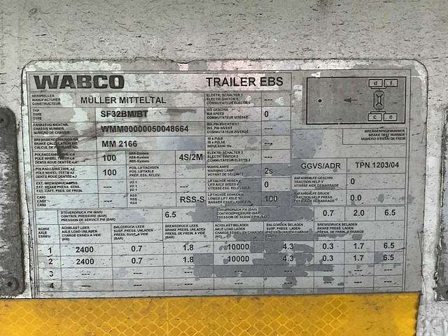 2005 muller liebherr sf32 bm betonmengwagen - afbeelding 9 van  23