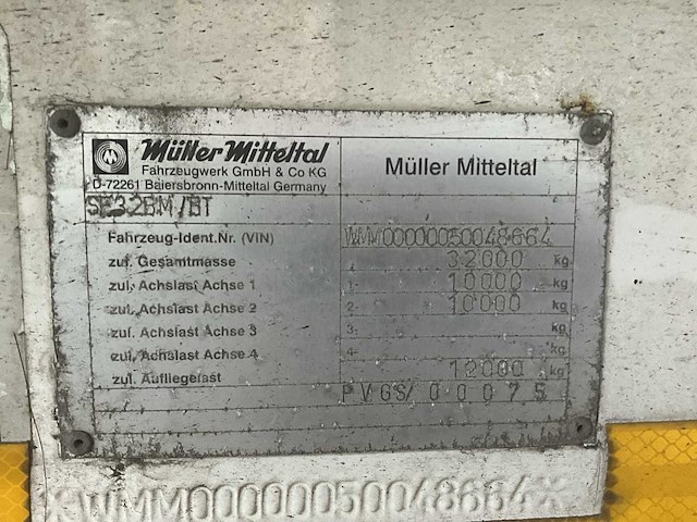 2005 muller liebherr sf32 bm betonmengwagen - afbeelding 17 van  23