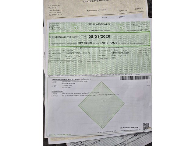 2005 nissan atleon vrachtwagen - afbeelding 10 van  32