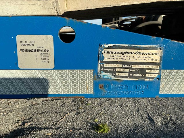 2005 obermann mbs28000 oplegger - afbeelding 24 van  28