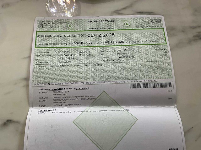 2005 opel astra a-h - afbeelding 38 van  45