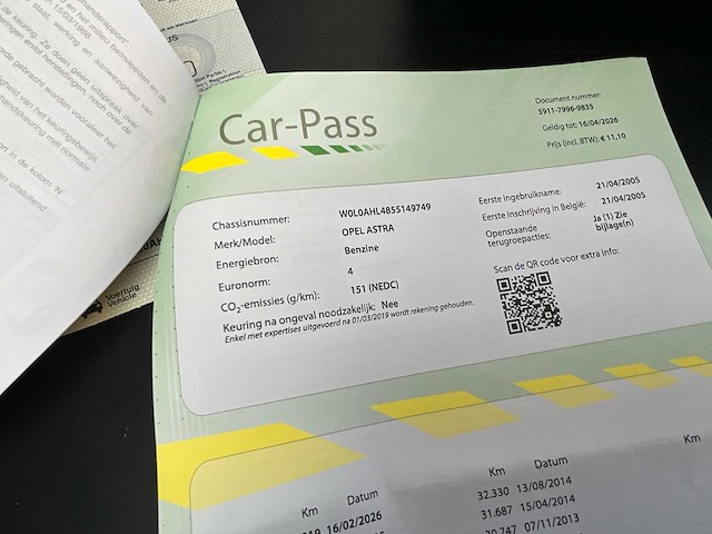 2005 opel astra ah personenauto - afbeelding 12 van  16