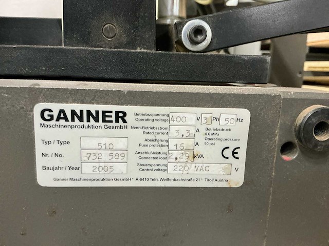 2005 optima 21 0510 verticale freesmachine - afbeelding 6 van  8