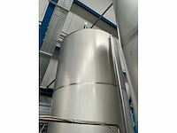 2005 ortmans verticale rvs opslagtank 10500l - afbeelding 3 van  5